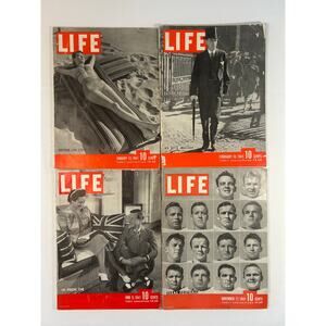 LIFE Magazine Feb 10 1941 WWII Hitler Windsor Roosevelt Vintage